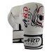 ARD® Boxing Gloves Art Leather Punch Training Sparring Kickboxing MMA Fighting- White